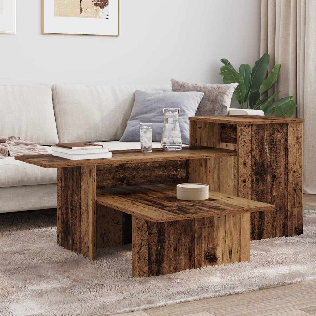 Console Table Old Wood 91.5 x 35 x 38.5 cm Engineered Wood