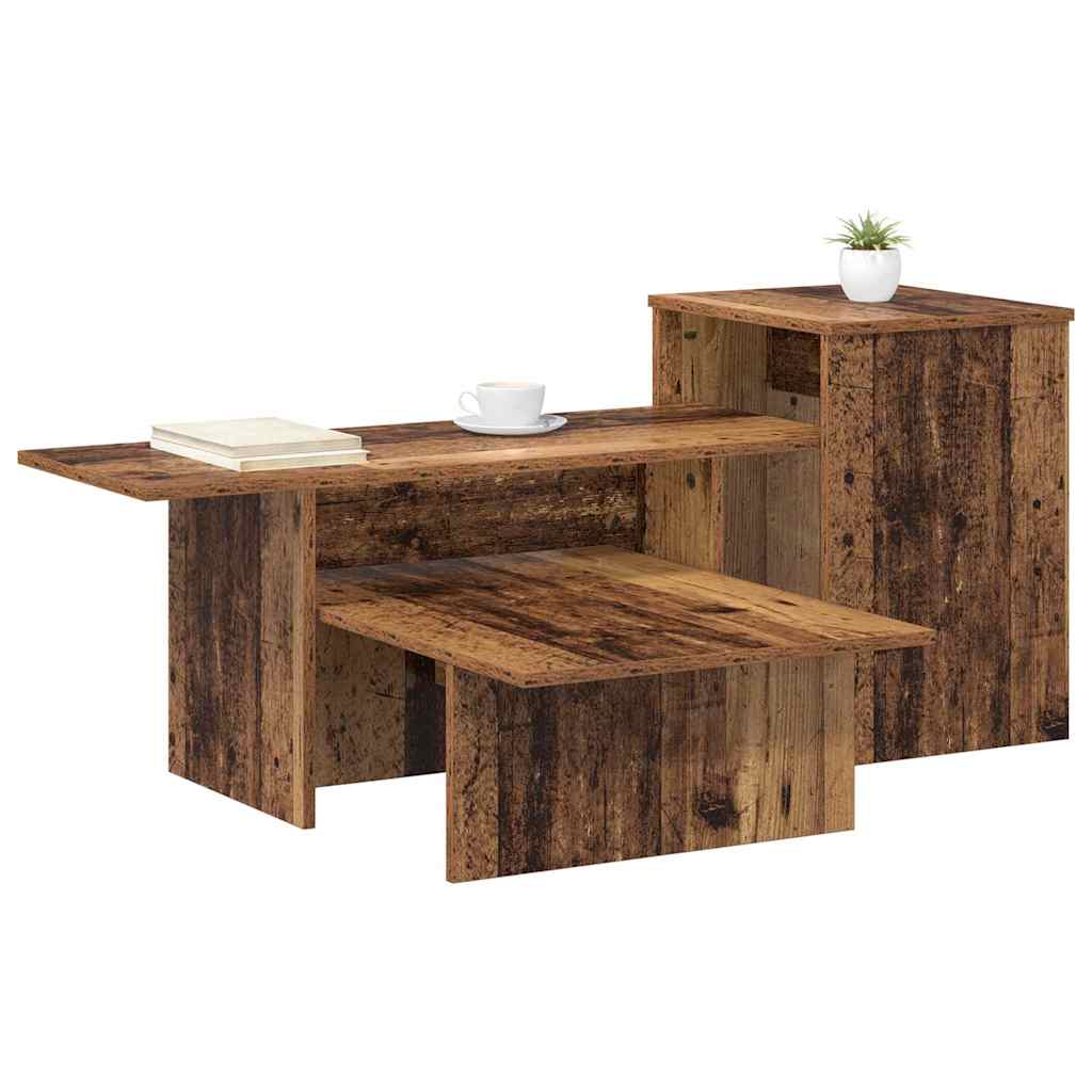 Console Table Old Wood 91.5 x 35 x 38.5 cm Engineered Wood