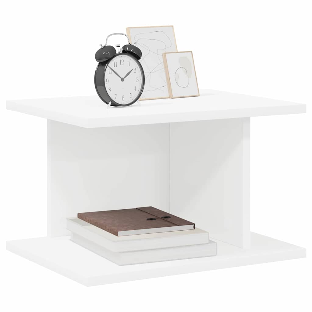 Bedside Table White 40 x 30 x 25 cm Engineered Wood