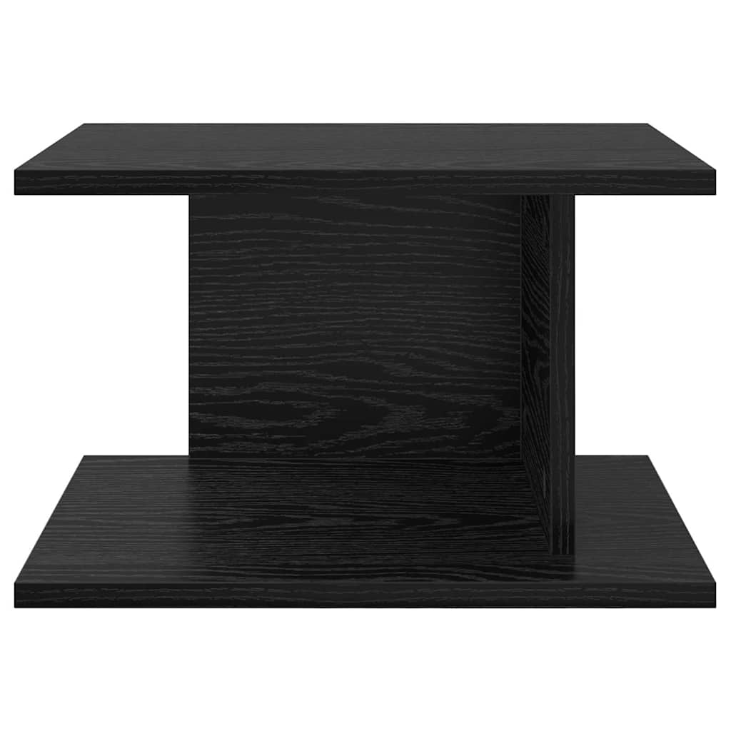 Bedside Table Black Oak 40 x 30 x 25 cm Engineered Wood