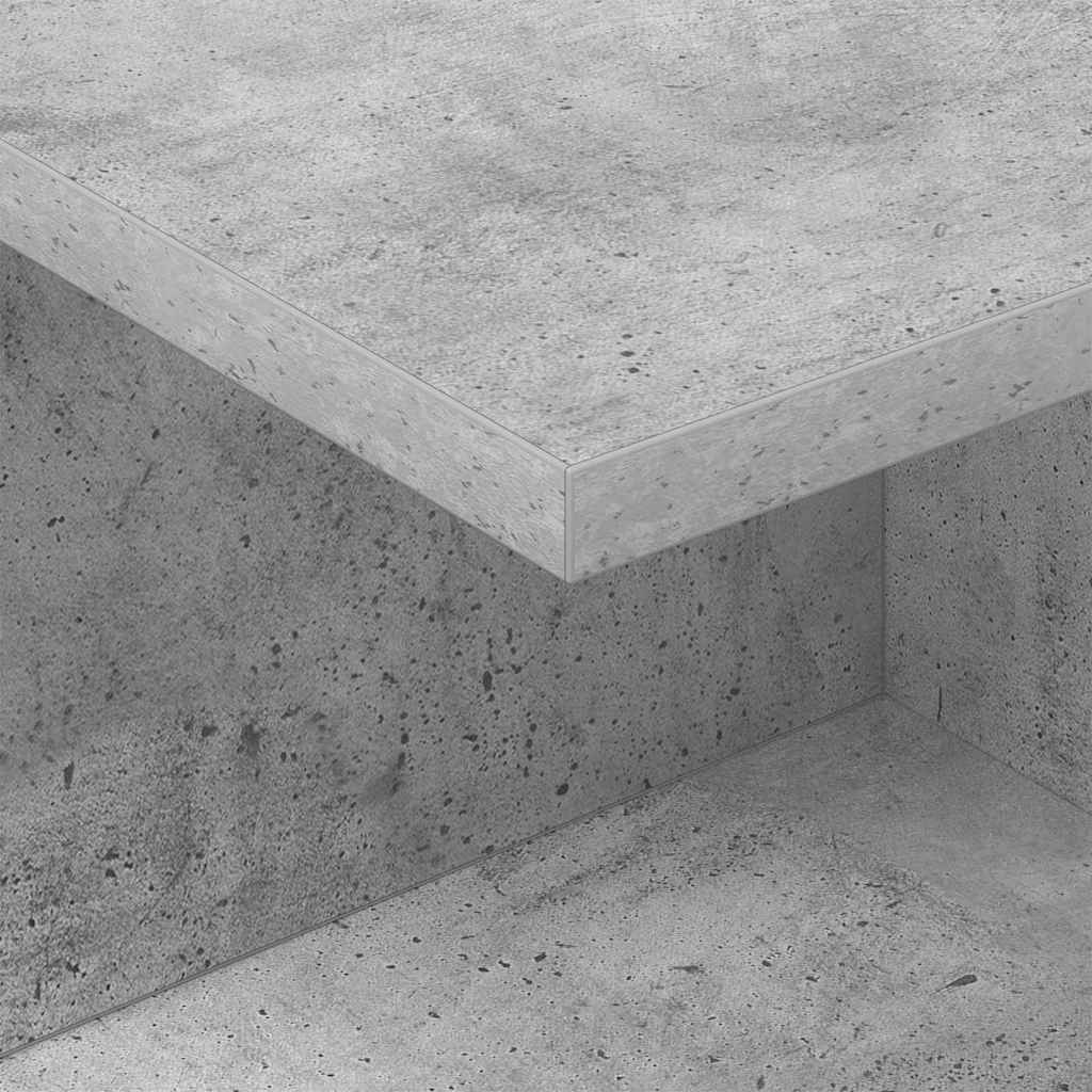 Bedside Table Concrete Grey 40 x 30 x 25 cm Engineered Wood