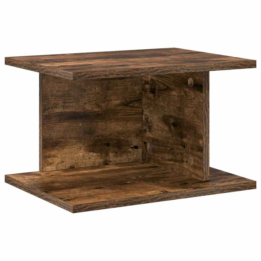 Bedside Table Smoked Oak 40 x 30 x 25 cm Engineered Wood