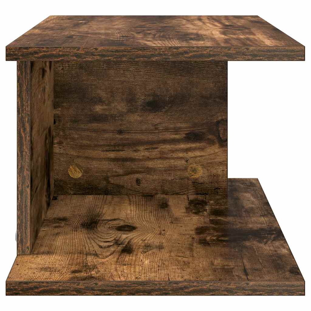 Bedside Table Smoked Oak 40 x 30 x 25 cm Engineered Wood