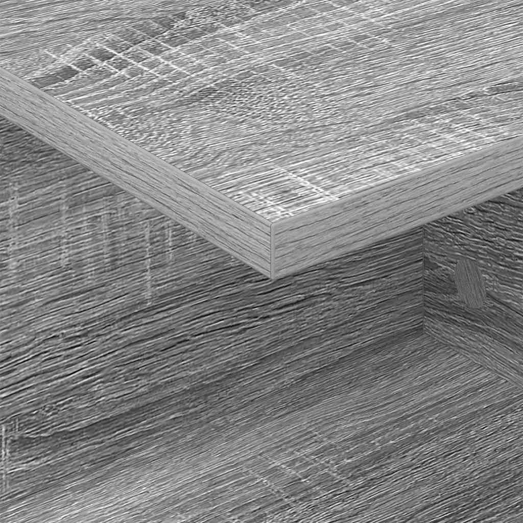 Bedside Table Grey Sonoma 40 x 30 x 25 cm Engineered Wood