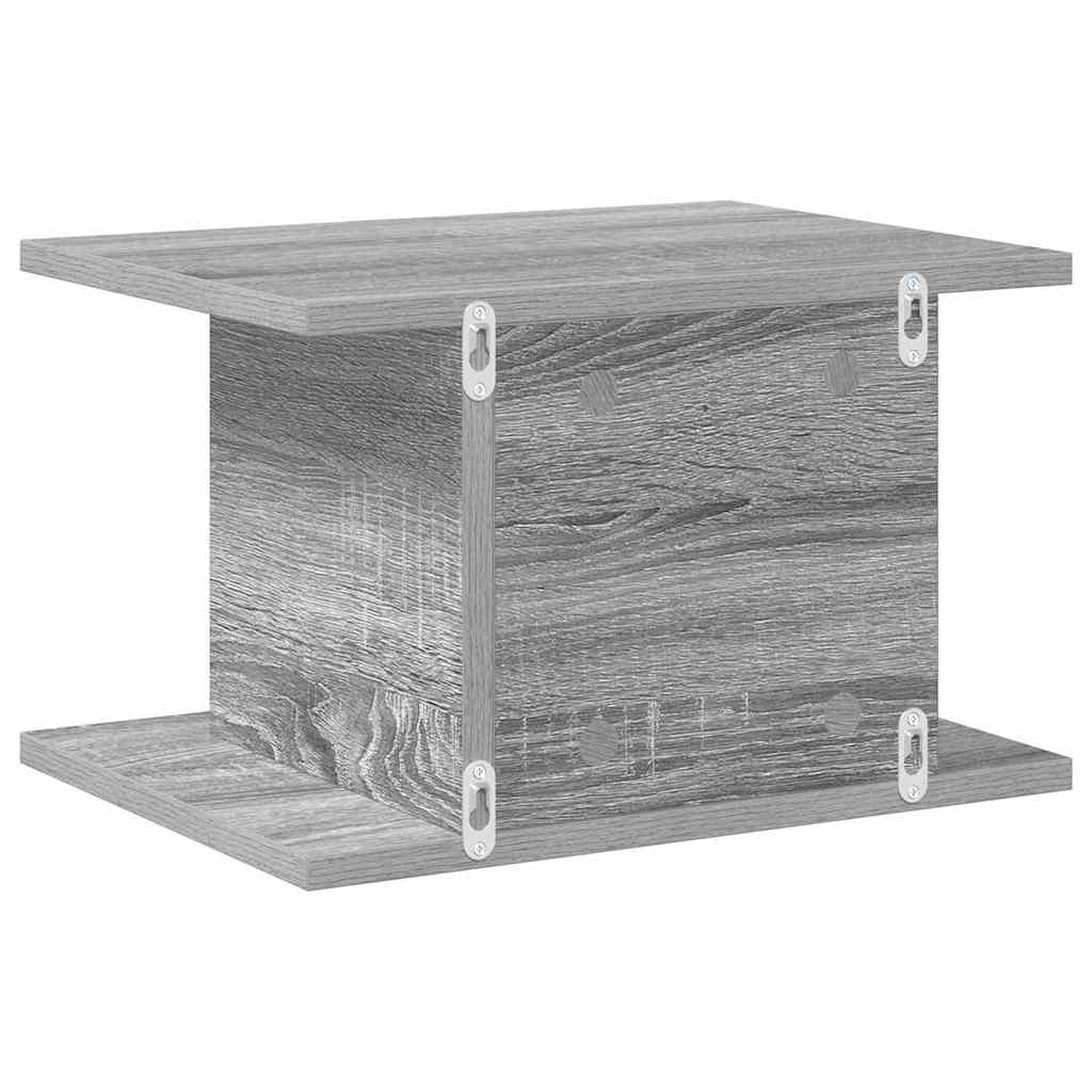 Bedside Table 2 pcs Grey Sonoma 40 x 30 x 25 cm Engineered Wood