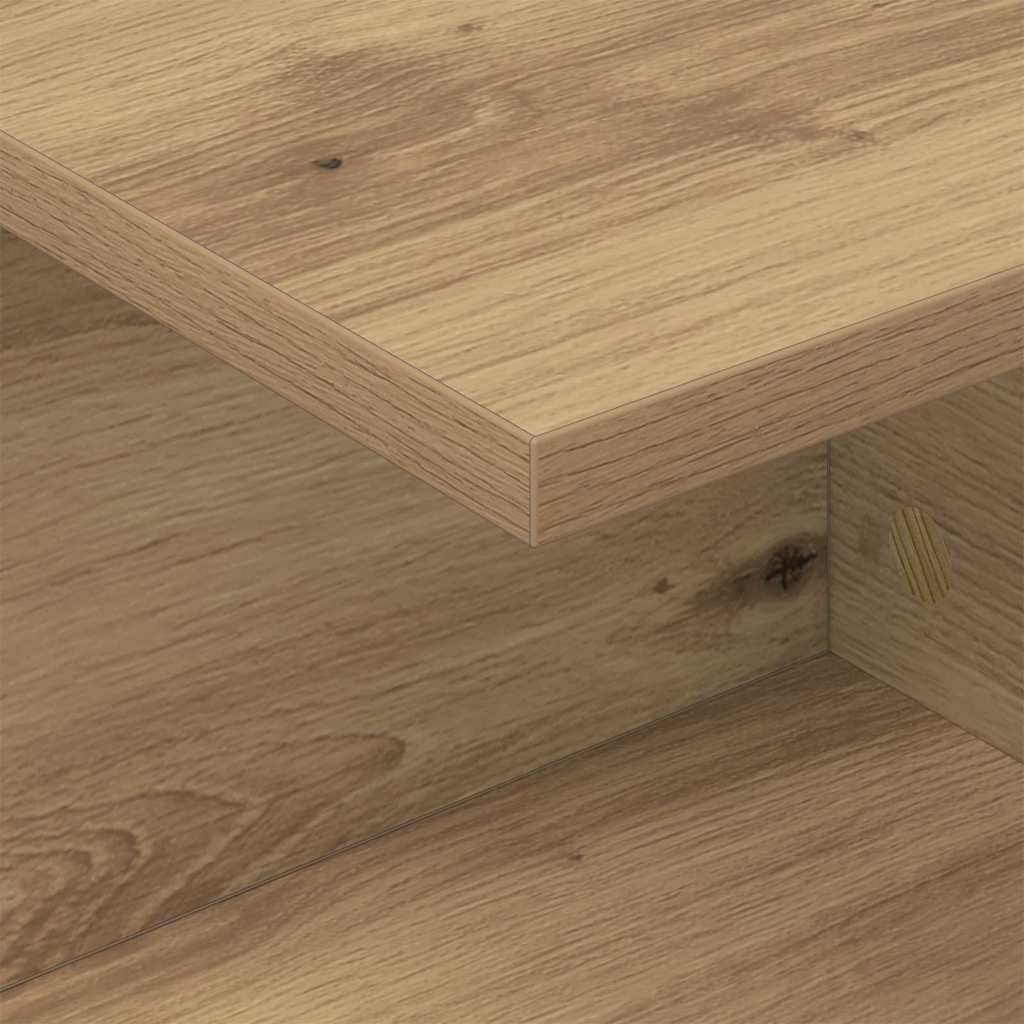 Bedside Table Artisan Oak 40 x 30 x 25 cm Engineered Wood