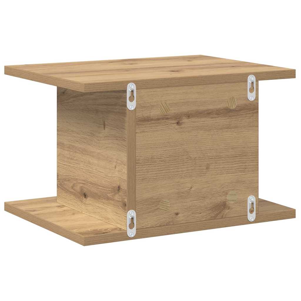 Bedside Table Artisan Oak 40 x 30 x 25 cm Engineered Wood