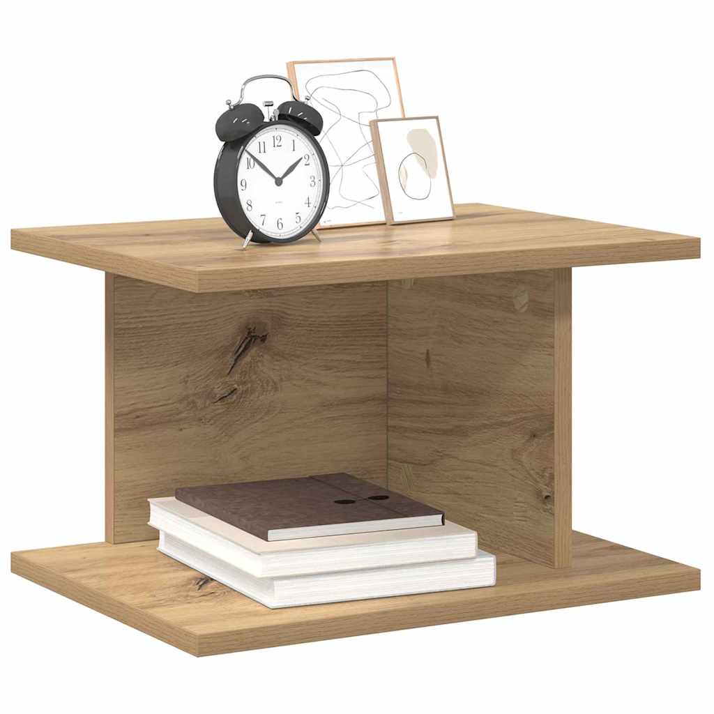 Bedside Table 2 pcs Artisan Oak 40 x 30 x 25 cm Engineered Wood