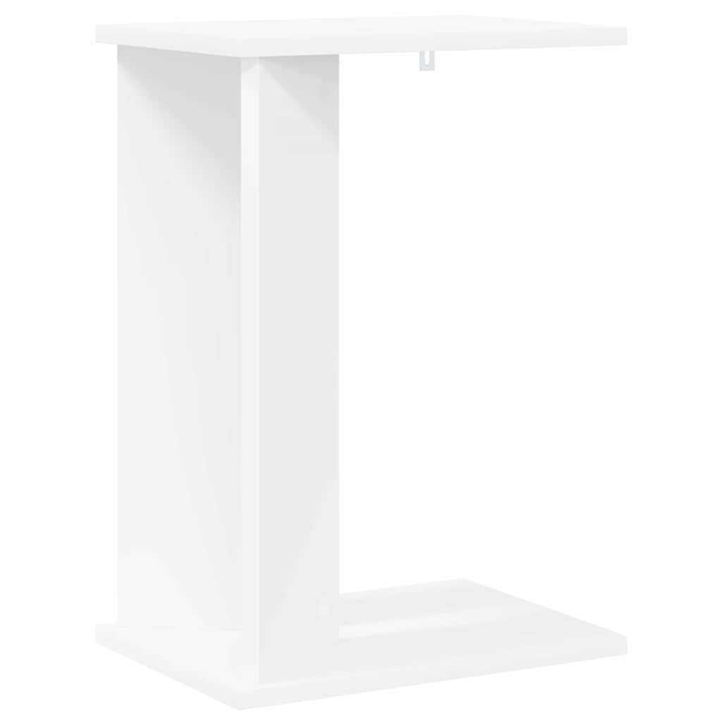 End Table White 35 x 25 x 50 cm Engineered Wood