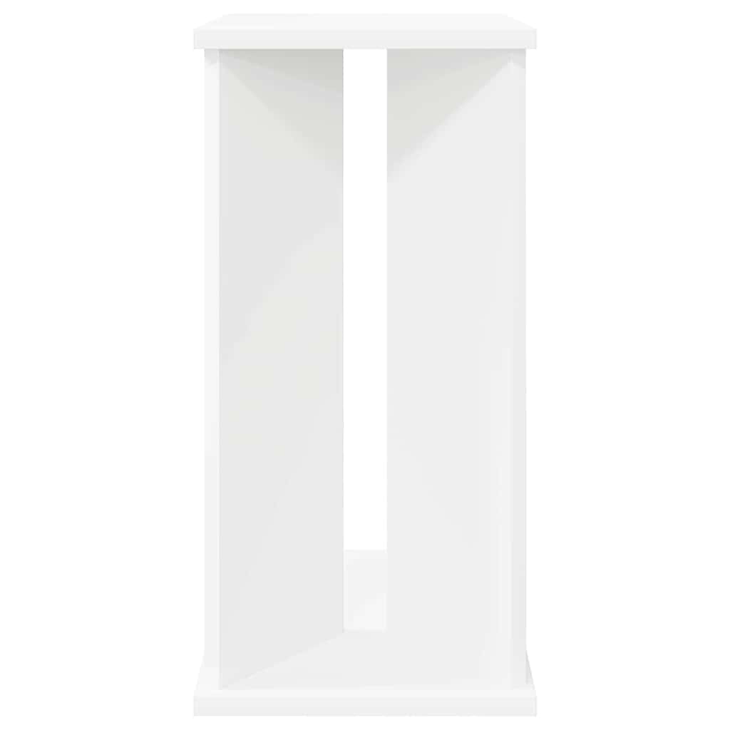 End Table White 35 x 25 x 50 cm Engineered Wood