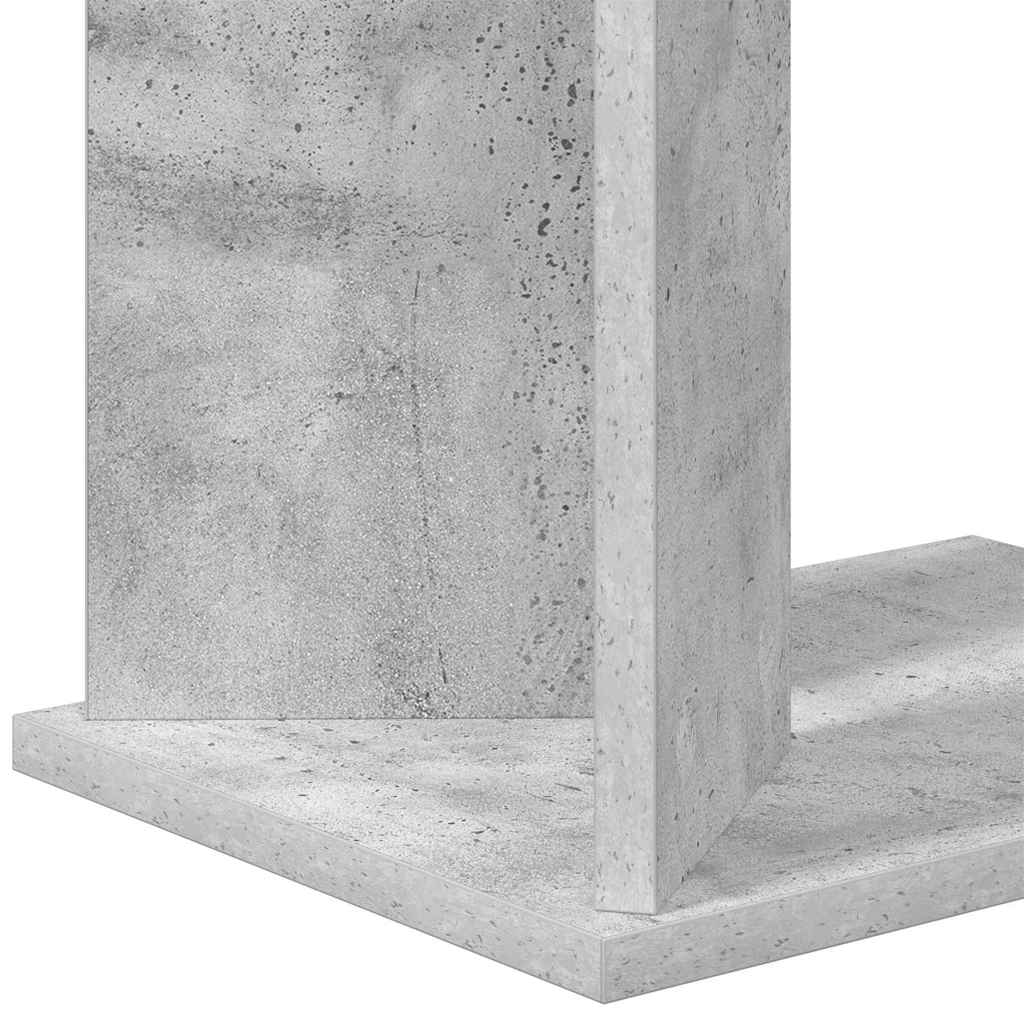 End Table Concrete Grey 35 x 25 x 50 cm Engineered Wood