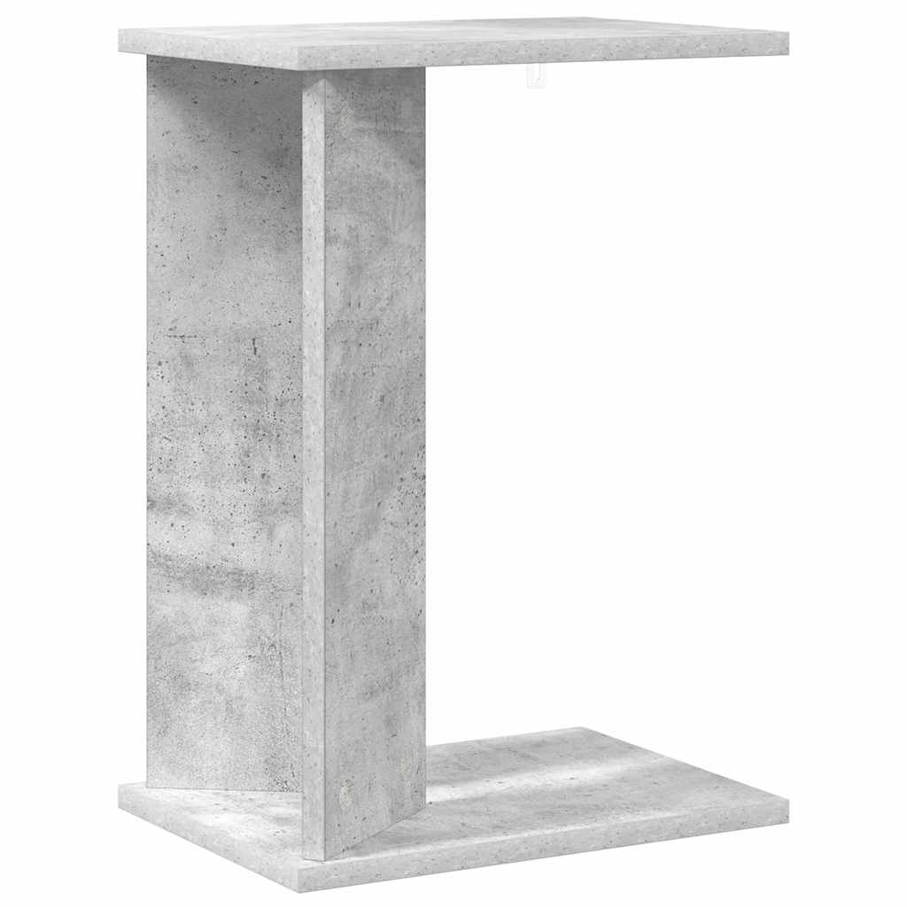 End Table Concrete Grey 35 x 25 x 50 cm Engineered Wood