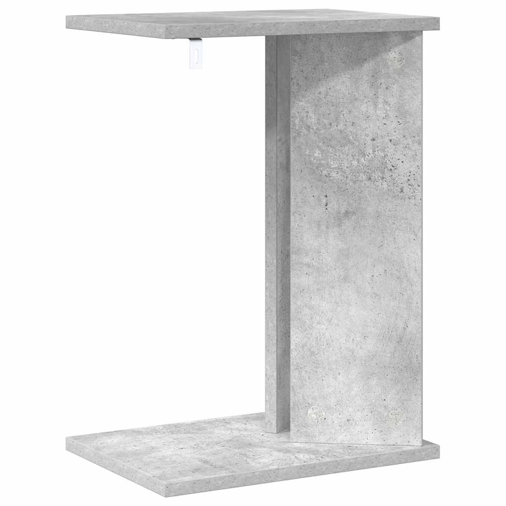 End Table Concrete Grey 35 x 25 x 50 cm Engineered Wood
