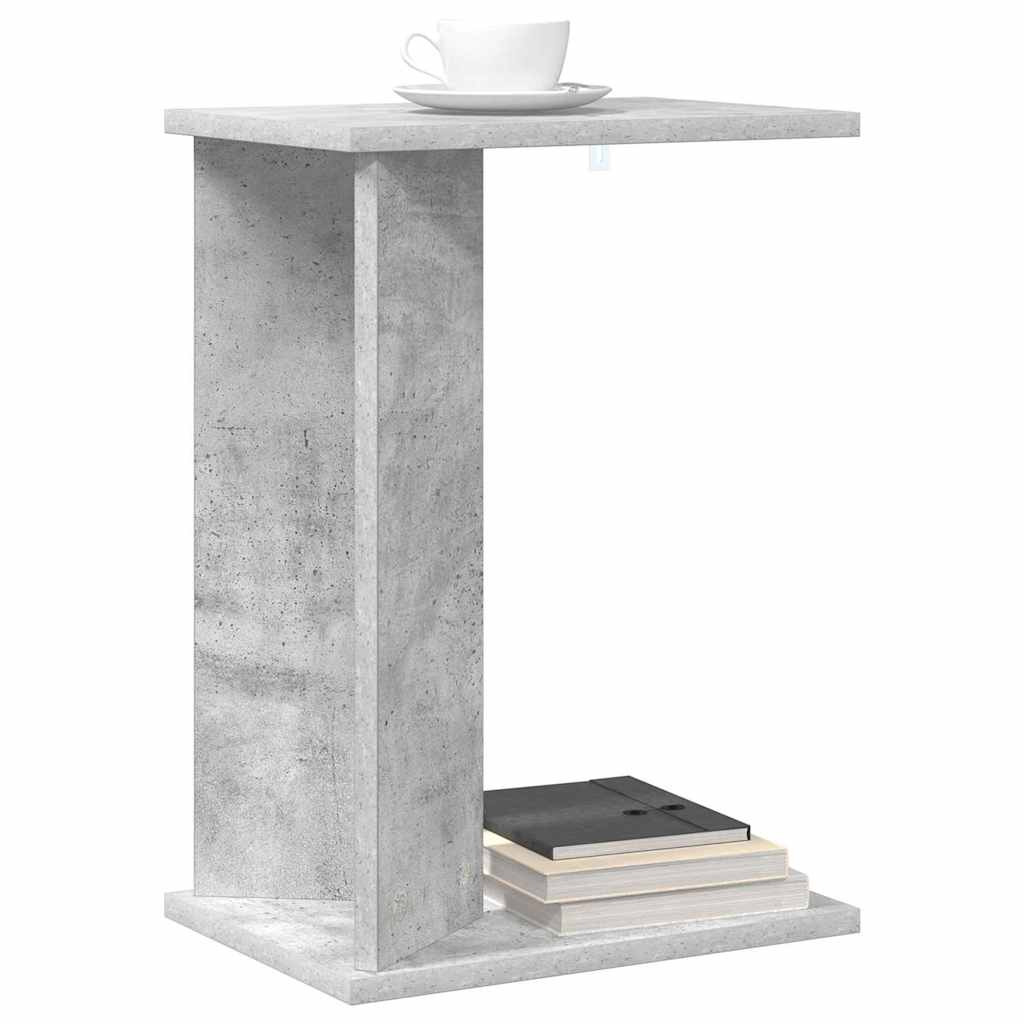 End Table Concrete Grey 35 x 25 x 50 cm Engineered Wood