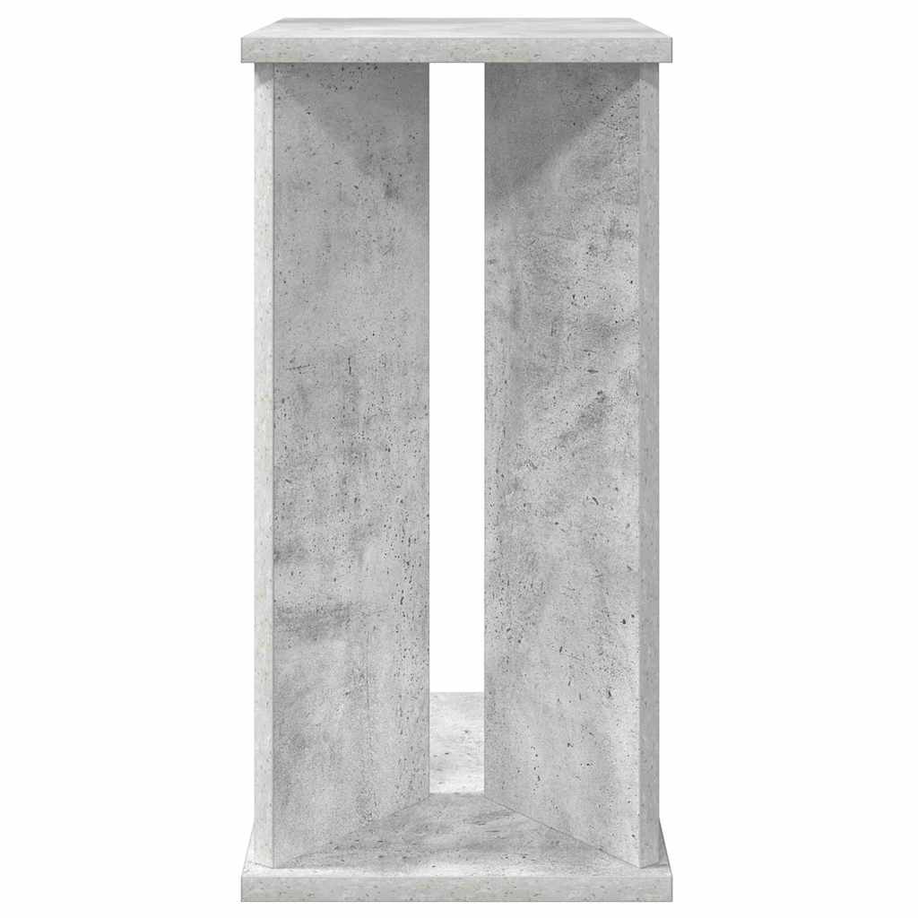 End Table Concrete Grey 35 x 25 x 50 cm Engineered Wood