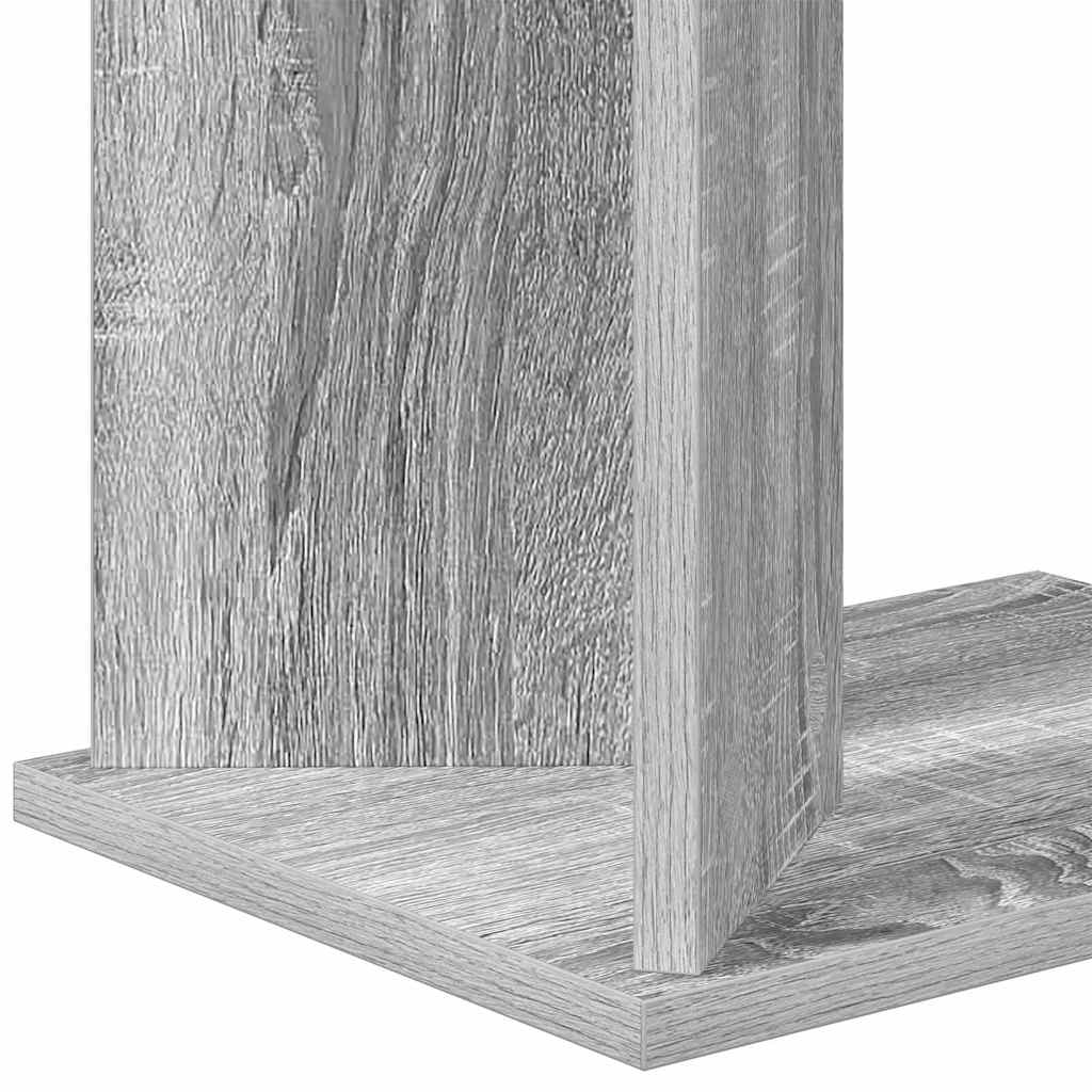 End Table Grey Sonoma 35 x 25 x 50 cm Engineered Wood