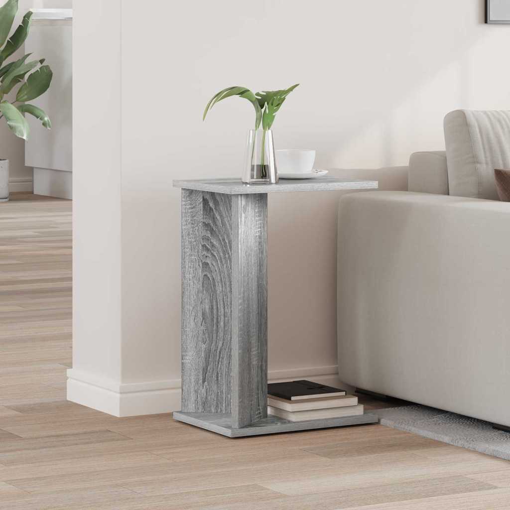 End Table Grey Sonoma 35 x 25 x 50 cm Engineered Wood