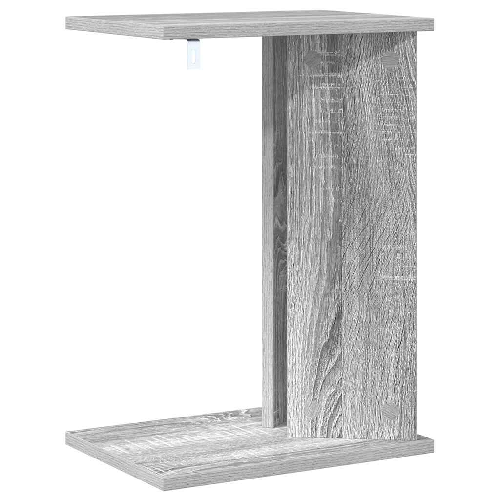 End Table Grey Sonoma 35 x 25 x 50 cm Engineered Wood