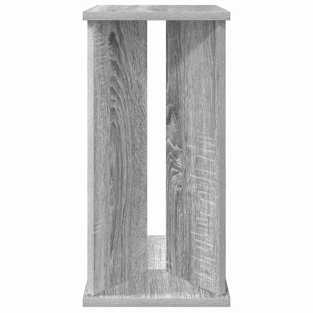 End Table Grey Sonoma 35 x 25 x 50 cm Engineered Wood