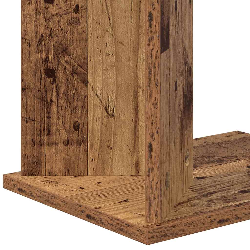 End Table Old Wood 35 x 25 x 50 cm Engineered Wood
