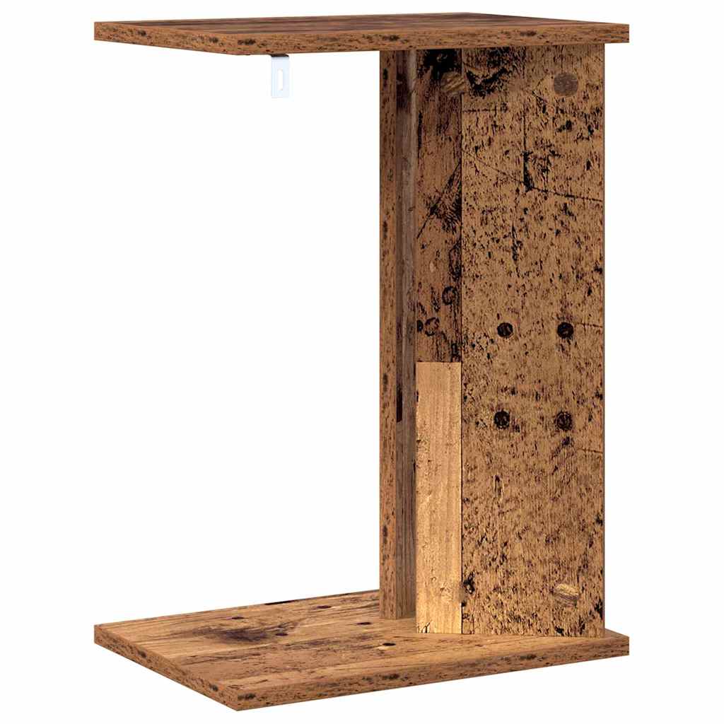 End Table Old Wood 35 x 25 x 50 cm Engineered Wood