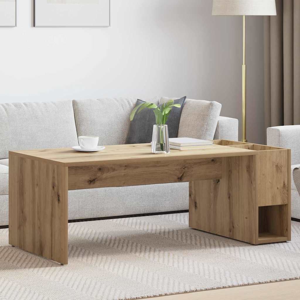 Coffee Table Artisan Oak 101.5 x 50 x 37 cm Engineered Wood