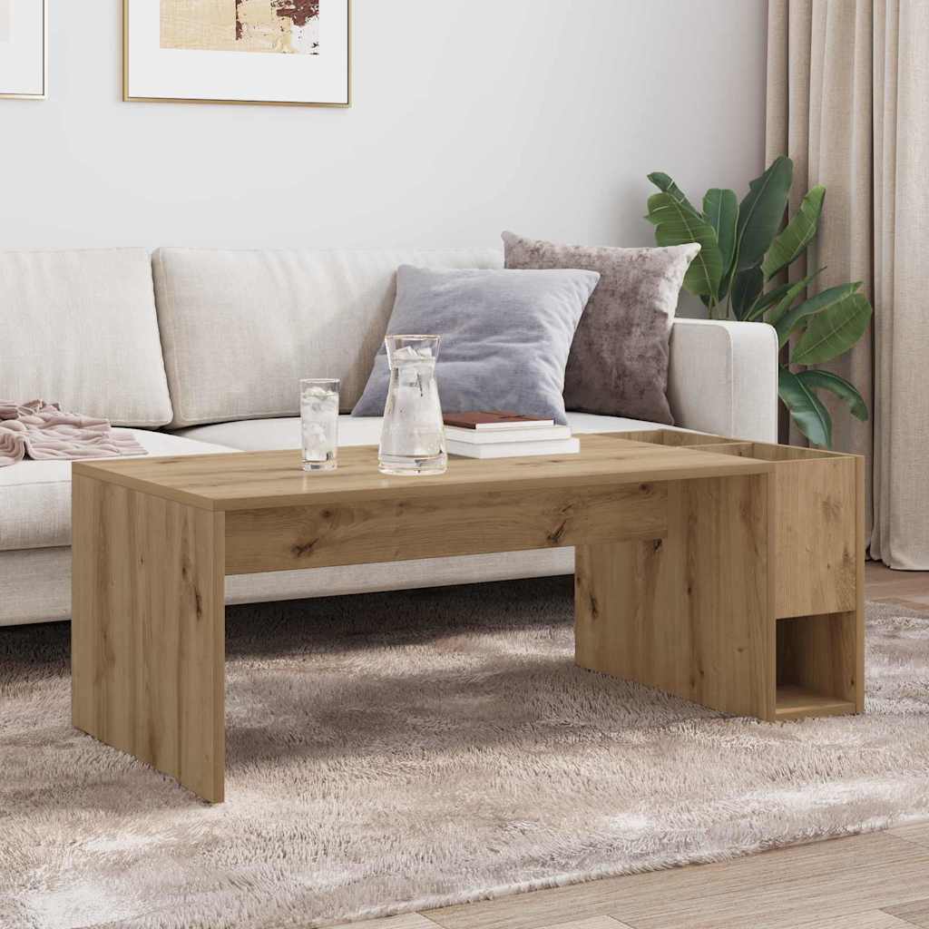 Coffee Table Artisan Oak 101.5 x 50 x 37 cm Engineered Wood