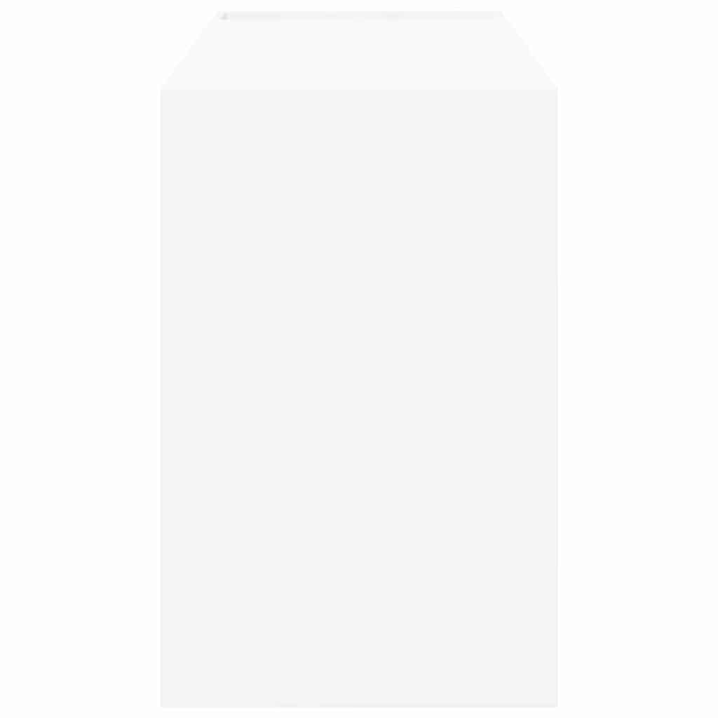 Desk White 109 x 50 x 78 cm Engineered Wood