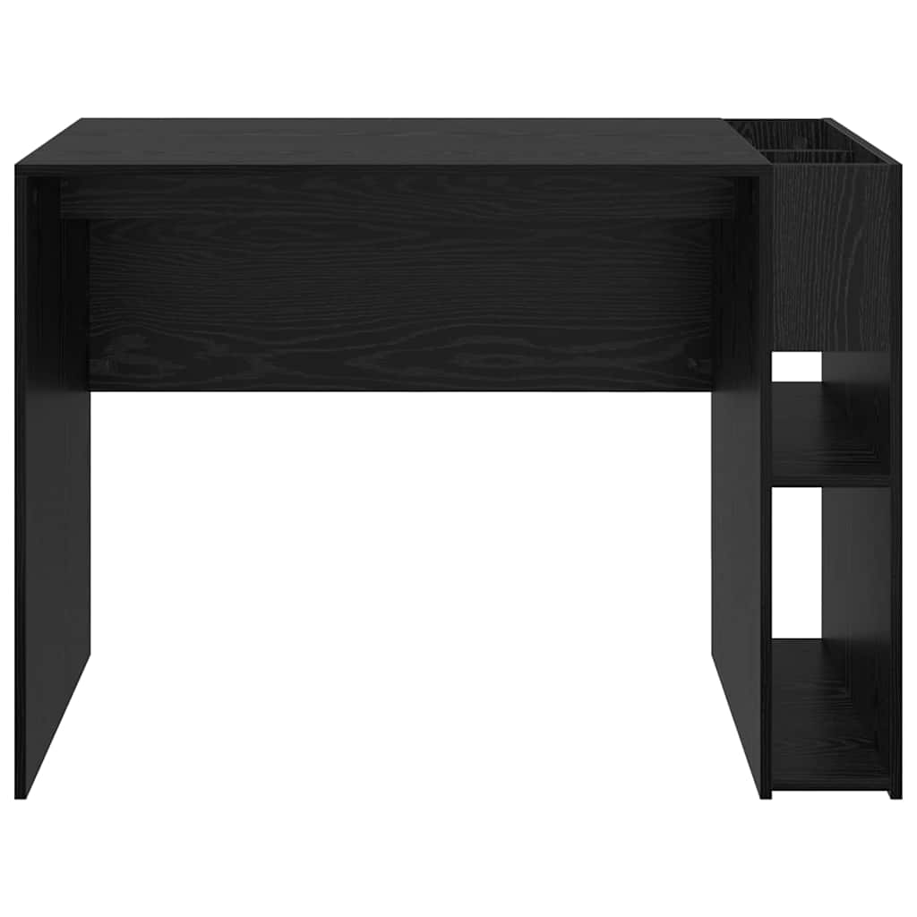Desk Black Oak 109 x 50 x 78 cm Engineered Wood