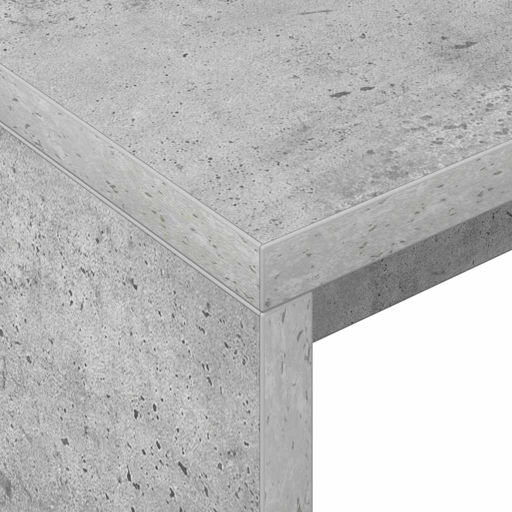 Desk Concrete Grey 109 x 50 x 78 cm Engineered Wood