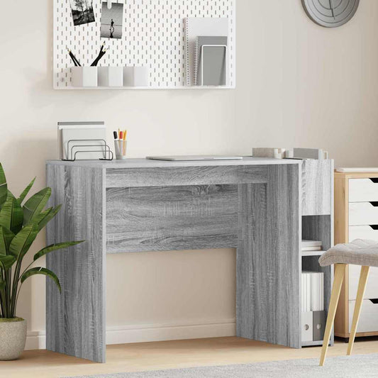Desk Grey Sonoma 109 x 50 x 78 cm Engineered Wood