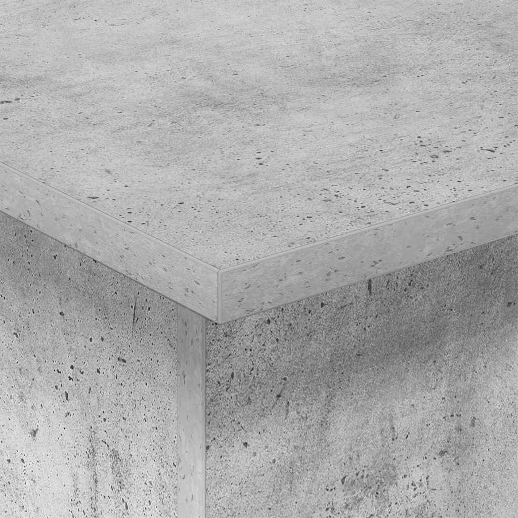End Table Concrete Grey 35.5 x 35 x 40 cm Engineered Wood