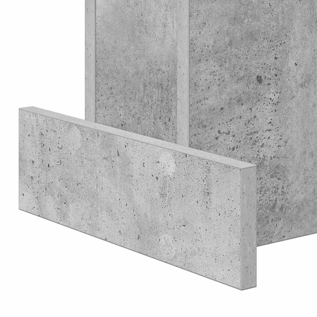 End Table Concrete Grey 35.5 x 35 x 40 cm Engineered Wood