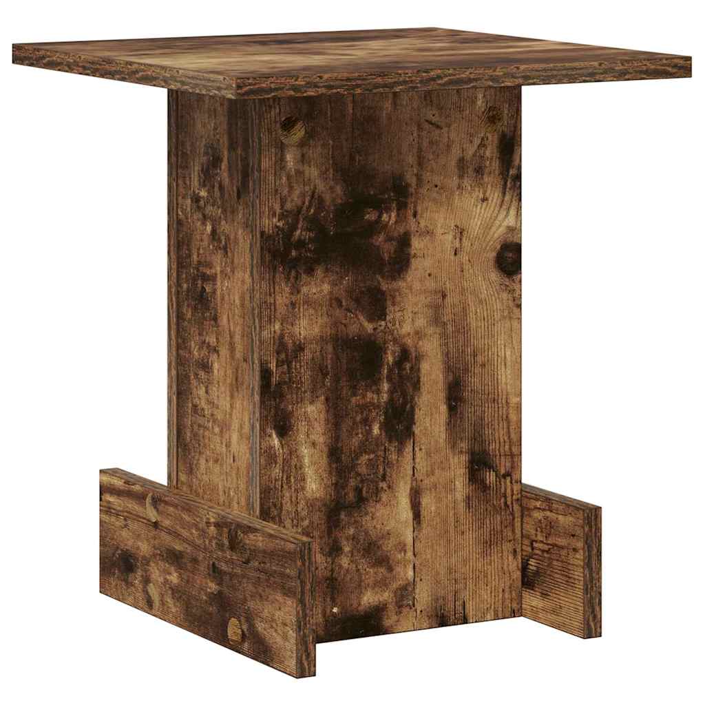 End Table Smoked Oak 35.5 x 35 x 40 cm Engineered Wood