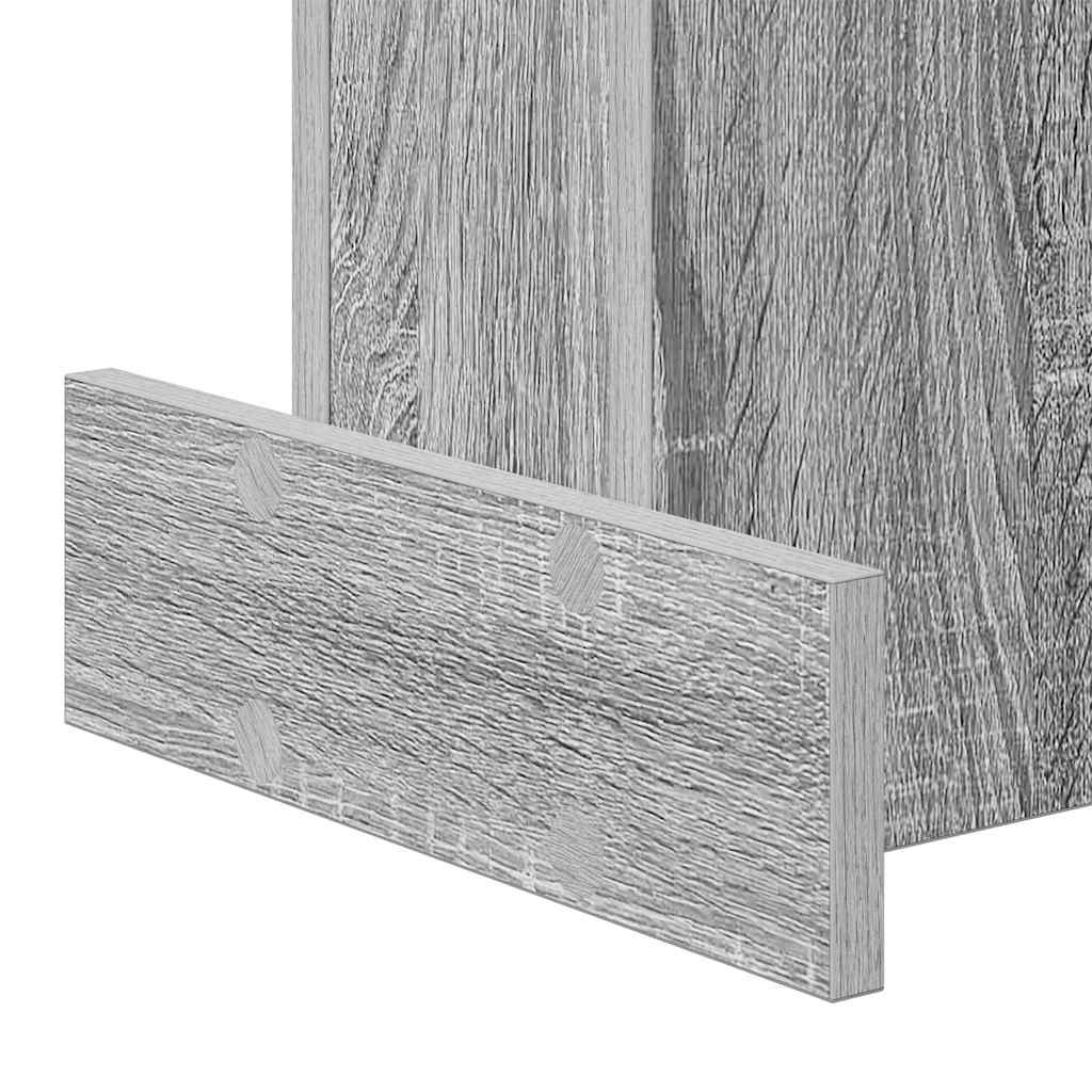 End Table Grey Sonoma 35.5 x 35 x 40 cm Engineered Wood