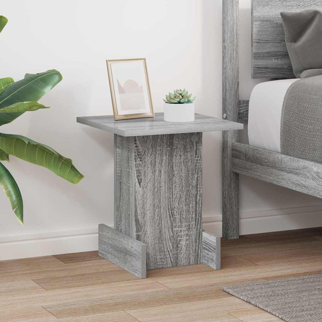 End Table Grey Sonoma 35.5 x 35 x 40 cm Engineered Wood