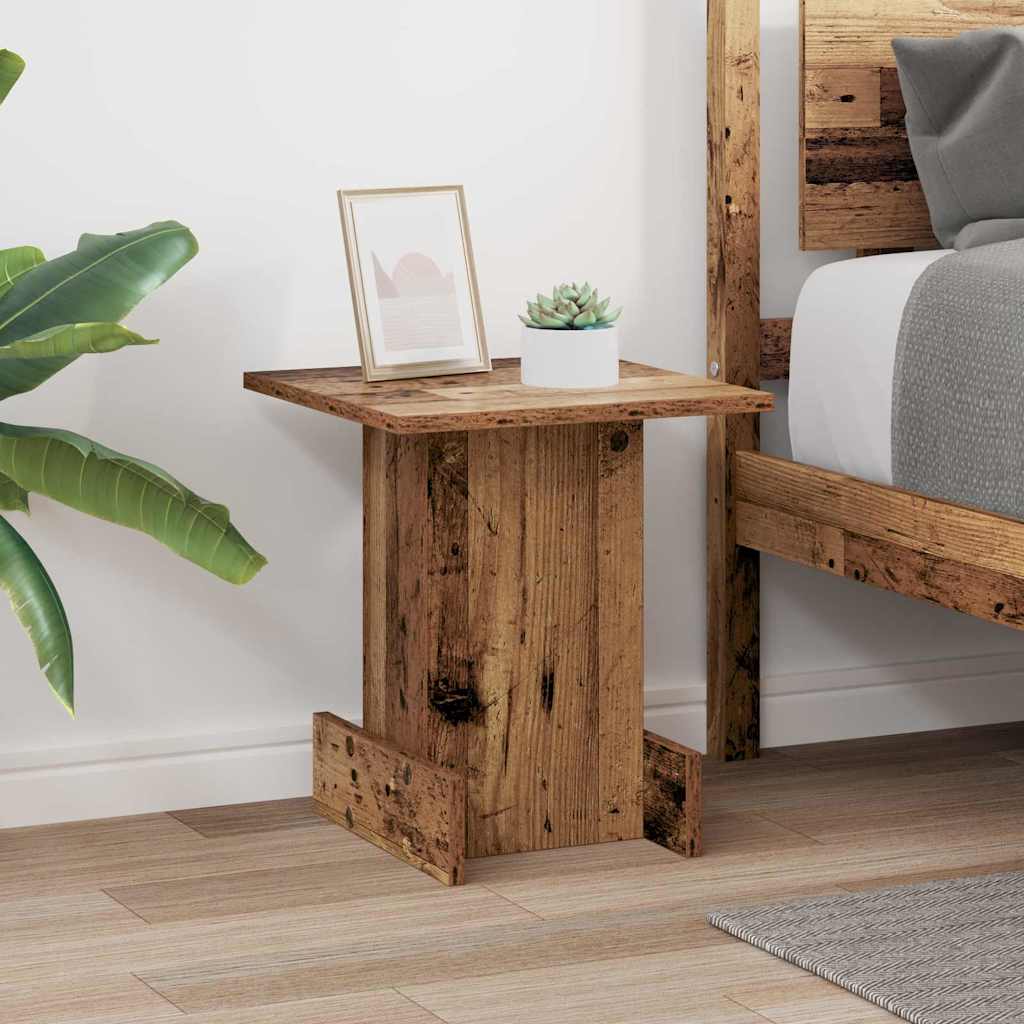 End Table Old Wood 35.5 x 35 x 40 cm Engineered Wood