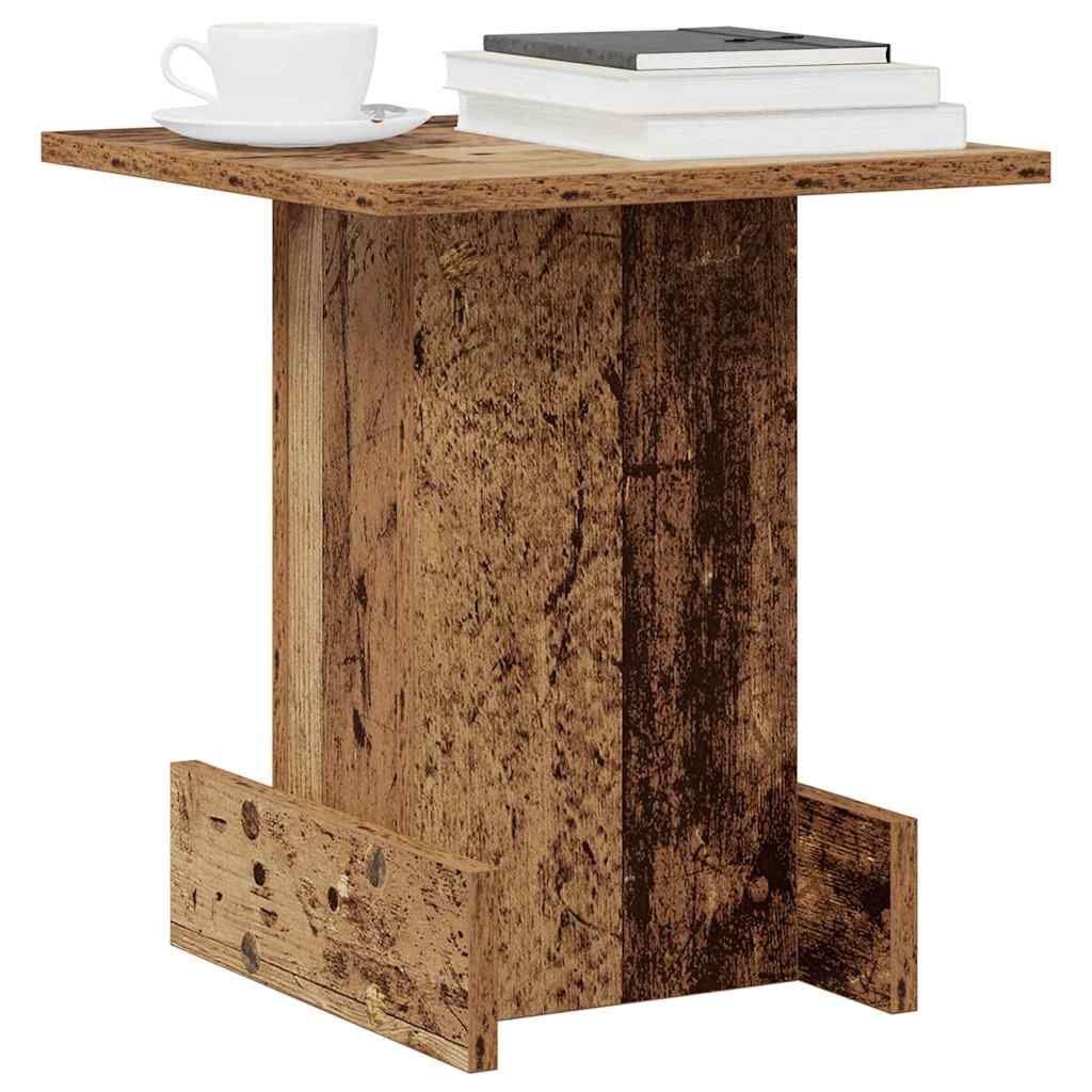 End Table Old Wood 35.5 x 35 x 40 cm Engineered Wood