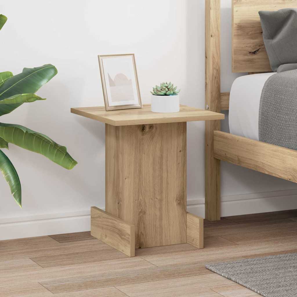 End Table Artisan Oak 35.5 x 35 x 40 cm Engineered Wood