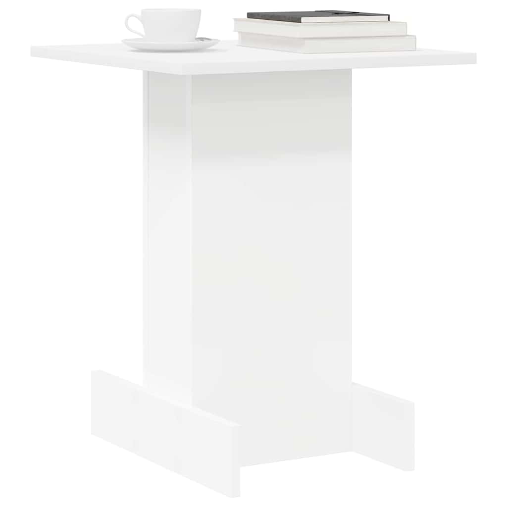 End Table White 44.5 x 45 x 55 cm Engineered Wood