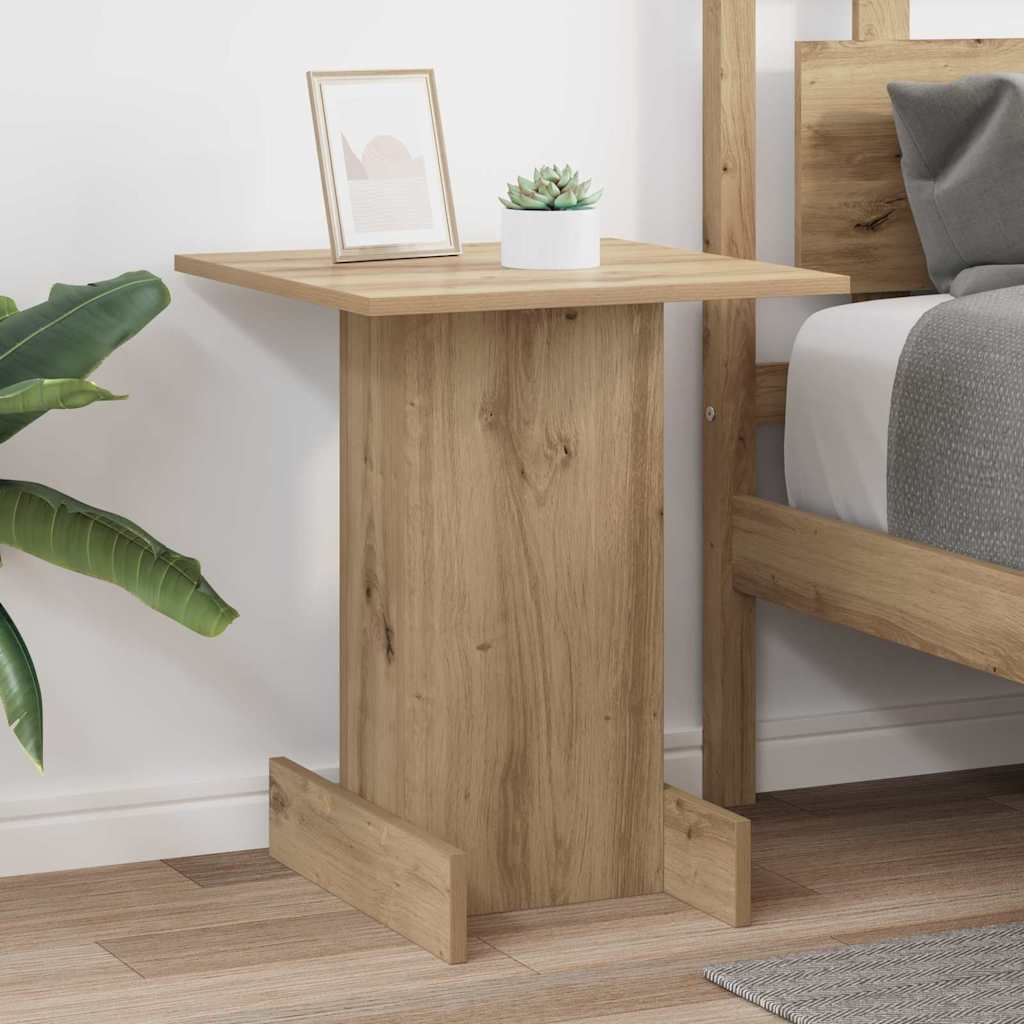 End Table Artisan Oak 44.5 x 45 x 55 cm Engineered Wood