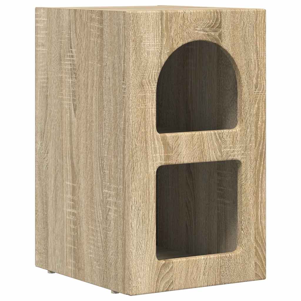 Bedside Table ELST Sonoma Oak 29.5 x 33.5 x 50 cm