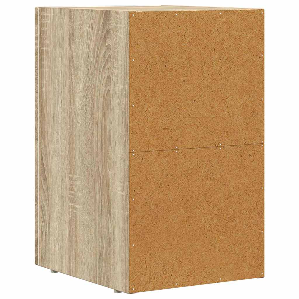 Bedside Table ELST Sonoma Oak 29.5 x 33.5 x 50 cm