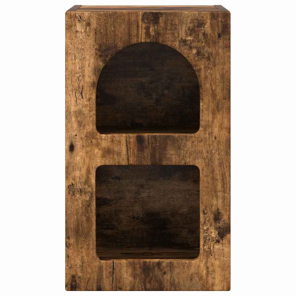 Bedside Table ELST Smoked Oak 29.5 x 33.5 x 50 cm