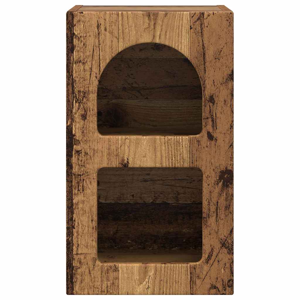 Bedside Table 2 pcs Old Wood 29.5 x 33.5 x 50 cm