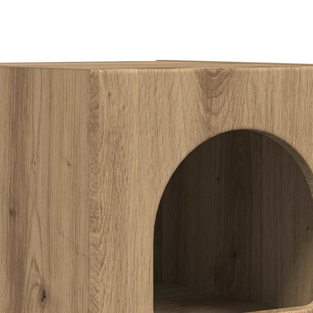 Bedside Table ELST Artisan Oak 29.5 x 33.5 x 50 cm