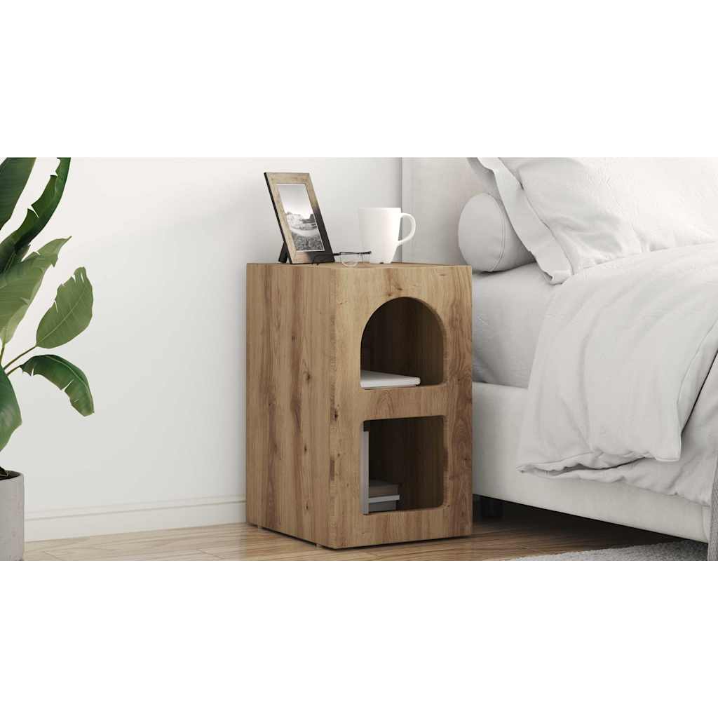 Bedside Table ELST Artisan Oak 29.5 x 33.5 x 50 cm