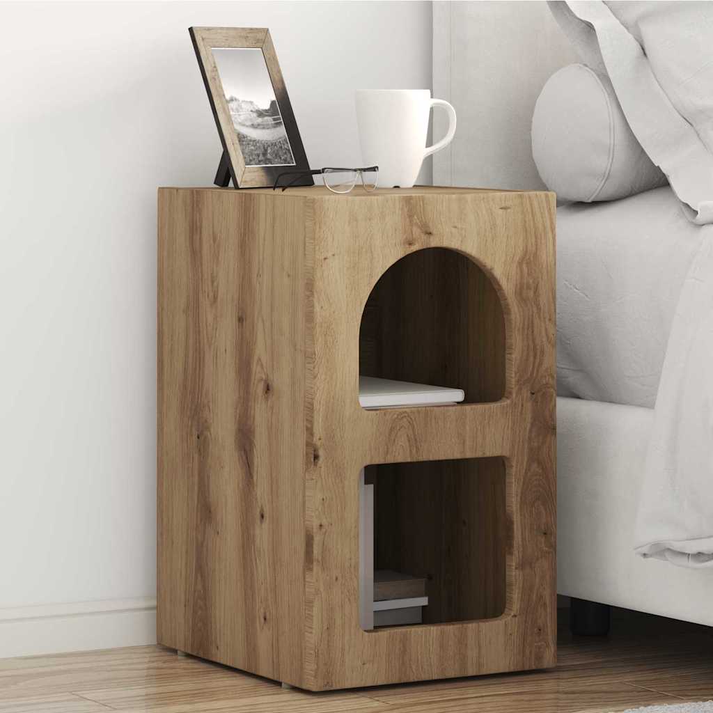 Bedside Table ELST Artisan Oak 29.5 x 33.5 x 50 cm