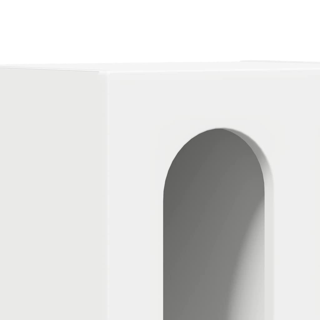 Bedside Table ELST White 40 x 35 x 50 cm Engineered Wood