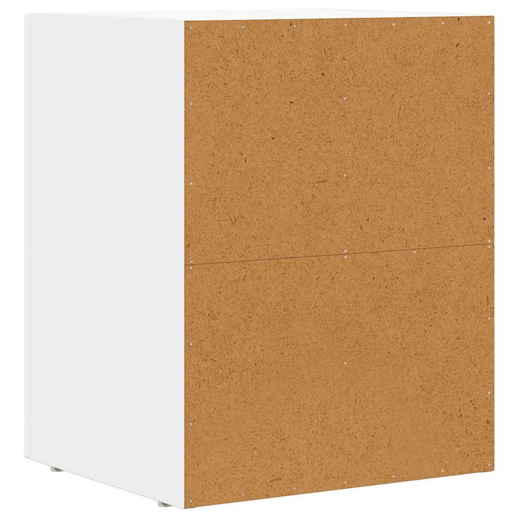 Bedside Table ELST White 40 x 35 x 50 cm Engineered Wood